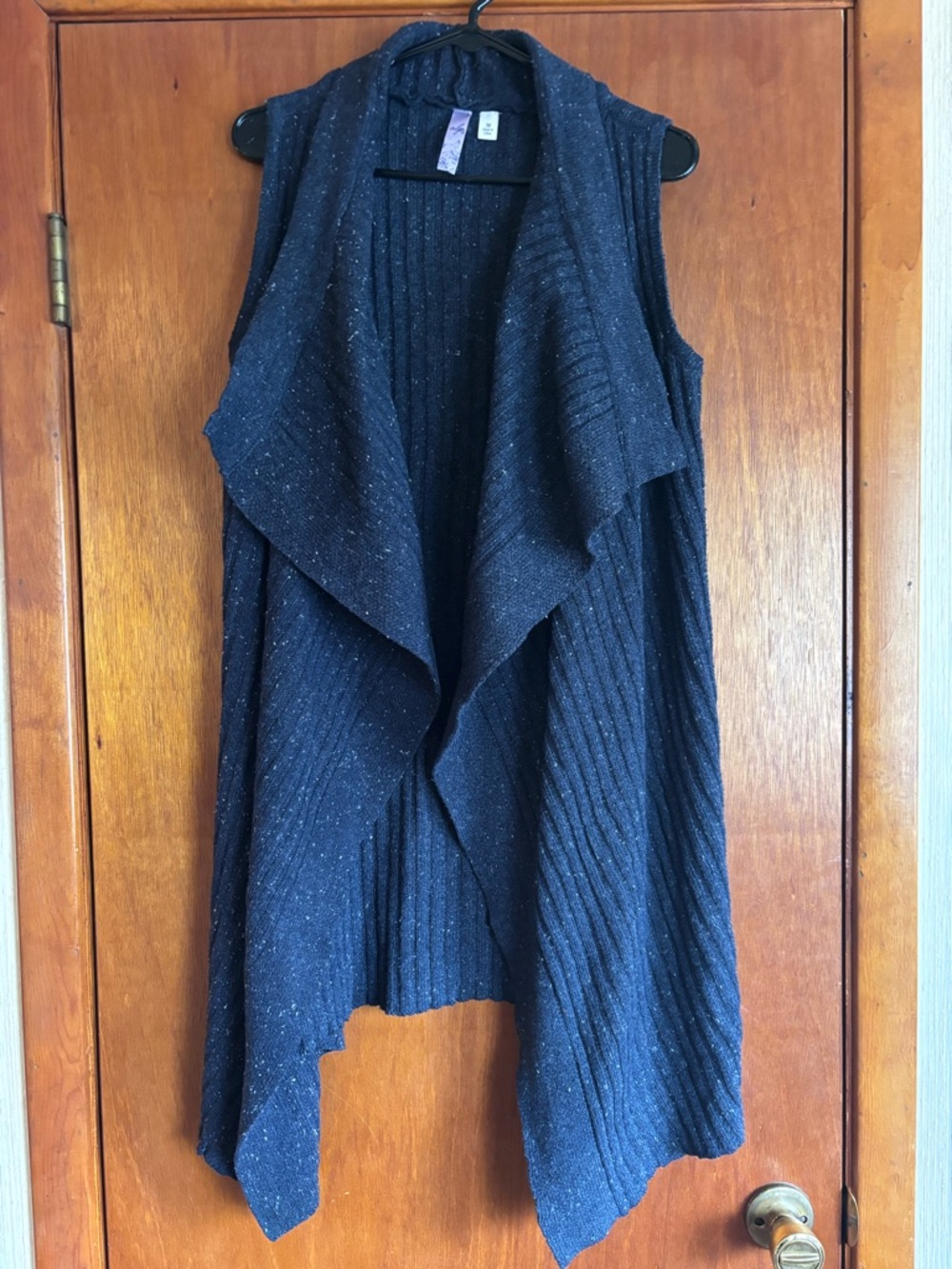 Alya Navy Waterfall Sweater Vest